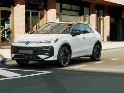 Nuova VW T-Roc R-line 150 CV (110 kW) 2026 Pure white nero SUV