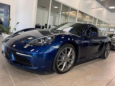 Usata Porsche 718 Cayman Sport 300 CV (220 kW) 2018 Blu Coupé