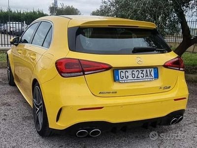 Usata Mercedes A45 AMG AMG 421 CV (309 kW) 2020 Giallo Berlina
