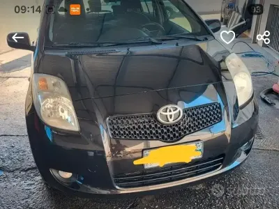 Usata Toyota Yaris 90 CV (66 kW) 2008 Nero Utilitaria