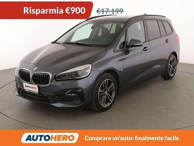 Usata BMW 218 Gran Tourer Sport Line 150 CV (110 kW) 2018 Grigio Monovolume