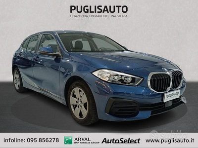Usata BMW 118 Advantage 136 CV (100 kW) 2021 Blu Utilitaria