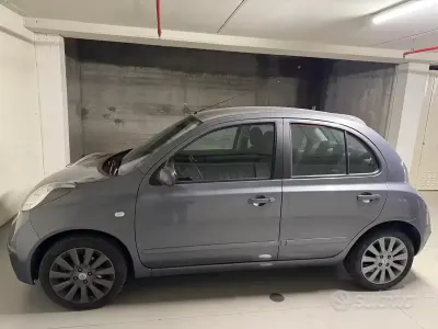 Begagnad Nissan Micra 80 HK (58 kW) 2008 Grå Sedan