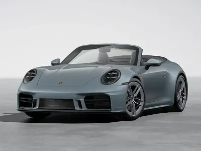 Nuova Porsche 911 Carrera T 2026 Grigio vanadio metallizzato/capote nera Cabrio
