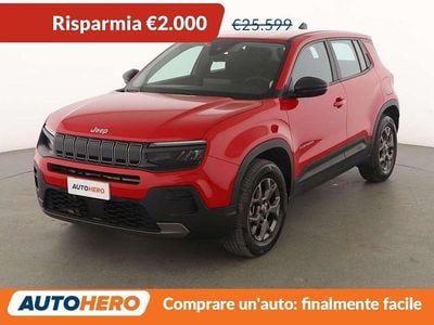 Usata Jeep Avenger Longitude 101 CV (74 kW) 2025 Rosso SUV