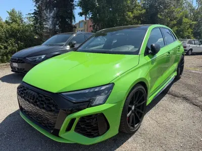 Usata Audi RS3 400 CV (294 kW) 2022 Verde Berlina