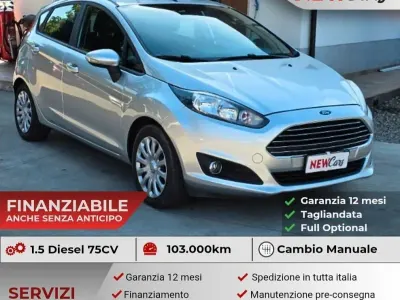 Usata Ford Fiesta Titanium 75 CV (55 kW) 2014 Argento Utilitaria