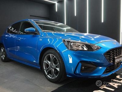 Brugt Ford Focus ST-Line 120 HK (88 kW) 2020 Blå Sedan
