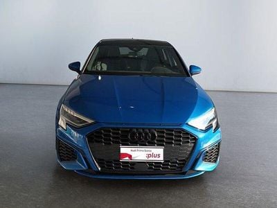 Usata Audi A3 Sportback S-Line 150 CV (110 kW) 2020 Azzurro Utilitaria