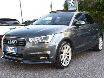Usata Audi A1 Sportback S-Line 90 CV (66 kW) 2015 Grigio Utilitaria
