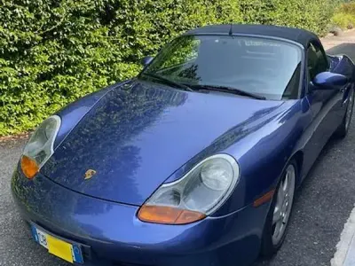 Usata Porsche Boxster 220 CV (161 kW) 2000 Blu/azzurro Cabrio