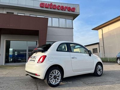Usata Fiat 500C Lounge 69 CV (50 kW) 2017 Bianco Cabrio