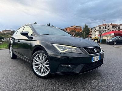 Usata Seat Leon ST Business 115 CV (84 kW) 2020 Nero Station wagon