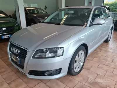 Usata Audi A3 Attraction 105 CV (77 kW) 2009 Grigio Utilitaria