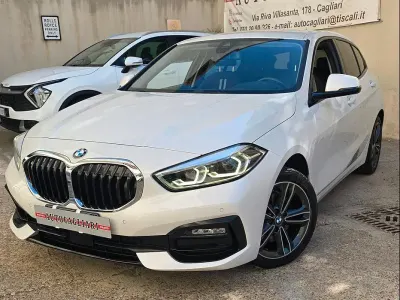 Usata BMW 116 Sport Line 116 CV (85 kW) 2021 Bianco Utilitaria