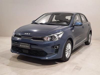 Usata Kia Rio Style 101 CV (74 kW) 2021 Blu Berlina