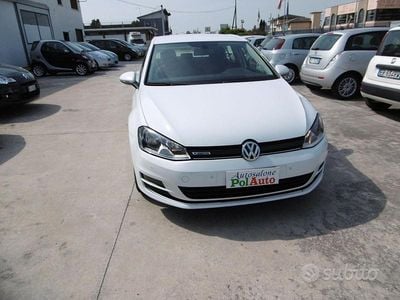 Usata VW Golf VII Highline 110 CV (80 kW) 2016 Bianco Berlina