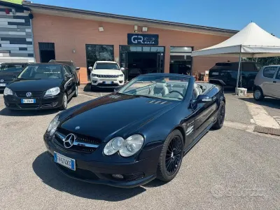 Occasion Mercedes SL500 AMG 500 PK (367 kW) 2003 Blauw Cabriolet