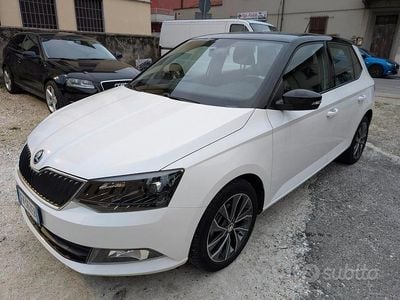 Usata Skoda Fabia Ambition 75 CV (55 kW) 2017 Bianco Berlina