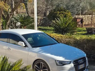 Usata Audi A5 S-Line 2014 Bianco Coupé
