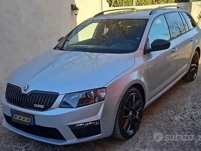 Usata Skoda Octavia RS 184 CV (135 kW) 2015 Grigio Utilitaria