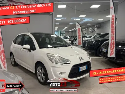 Usata Citroën C3 Exclusive 60 CV (44 kW) 2011 Bianco Berlina