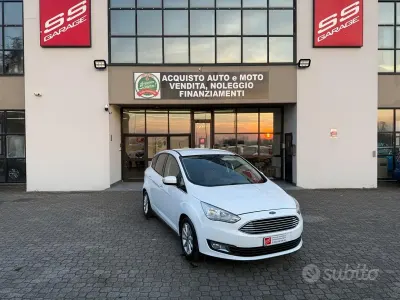 Brugt Ford C-MAX Titanium 125 HK (91 kW) 2017 Hvid MPV