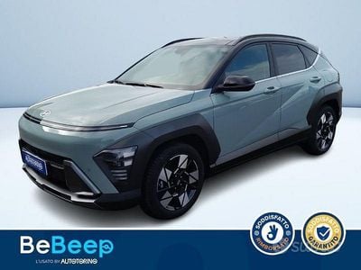 Usata Hyundai Kona Premium 141 CV (103 kW) 2023 Verde metallizzato SUV