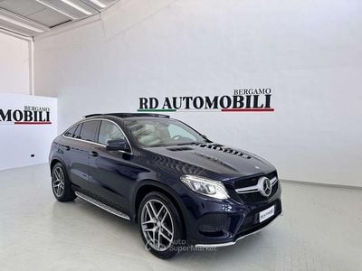 Usata Mercedes GLE450 AMG Premium Plus 258 CV (189 kW) 2016 Blu Coupé