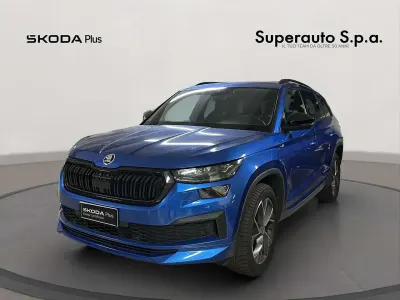 Usata Skoda Kodiaq SportLine 150 CV (110 kW) 2022 Blu/azzurro SUV