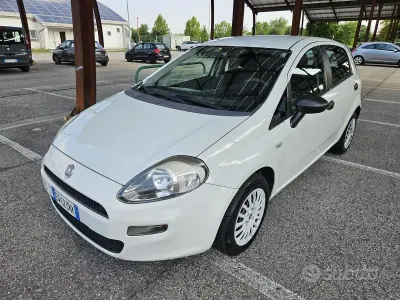Usata Fiat Punto Lounge 69 CV (50 kW) 2014 Bianco Utilitaria