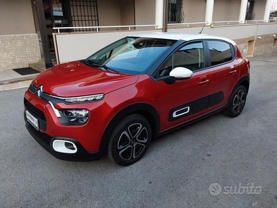 Usata Citroën C3 Feel 101 CV (74 kW) 2022 Rosso Utilitaria