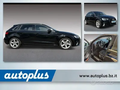 Usata Audi A3 Sportback Sport 150 CV (110 kW) 2020 Nero Utilitaria