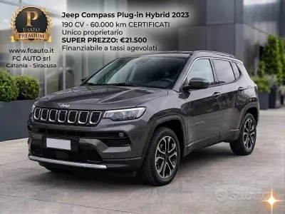 Usata Jeep Compass 190 CV (139 kW) 2023 Grigio SUV