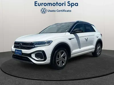 Usata VW T-Roc R-line 110 CV (80 kW) 2023 Bianco SUV