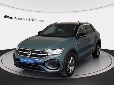 Usata VW T-Roc R-line 150 CV (110 kW) 2022 Platinum grey metallizzato SUV