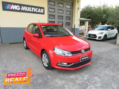 Usata VW Polo Comfortline 75 CV (55 kW) 2015 Rosso Berlina