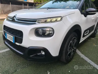 Begagnad Citroën C3 Shine 75 HK (55 kW) 2017 Vit Sedan