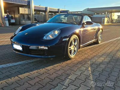 Usata Porsche Boxster 239 CV (175 kW) 2005 Blu Cabrio