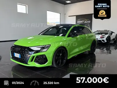 Usata Audi RS3 400 CV (294 kW) 2024 Verde Berlina