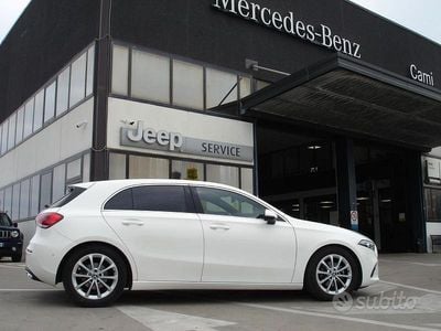 Usata Mercedes A180 109 CV (80 kW) 2019 Bianco Berlina