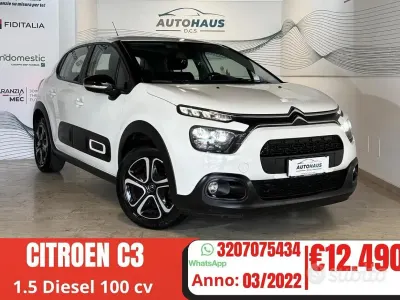 Usata Citroën C3 102 CV (75 kW) 2022 Bianco Utilitaria