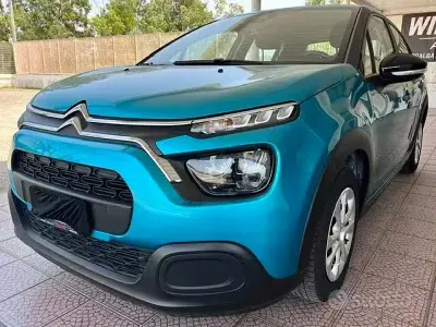 Usata Citroën C3 Feel 83 CV (61 kW) 2021 Verde acqua Utilitaria