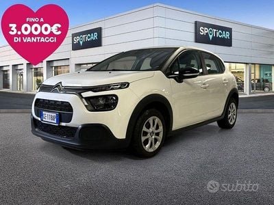 Usata Citroën C3 Feel 83 CV (61 kW) 2021 Bianco Utilitaria