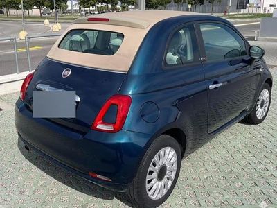Begagnad Fiat 500C Lounge 69 HK (50 kW) 2020 Blå Cab
