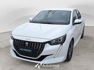 Usata Peugeot 208 Active 101 CV (74 kW) 2021 Bianco Utilitaria