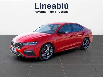 Usata Skoda Octavia RS 200 CV (147 kW) 2022 Rosso Utilitaria