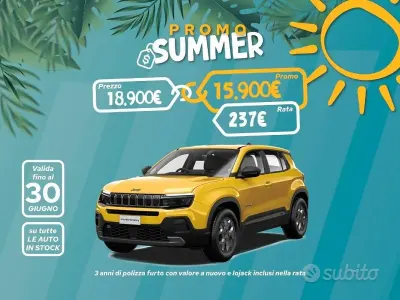 Usata Jeep Avenger Longitude 100 CV (73 kW) 2023 Bianco SUV