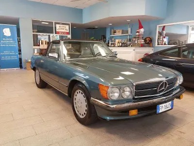 Usata Mercedes 560 230 CV (169 kW) 1988 Petrol blue green metallic Cabrio