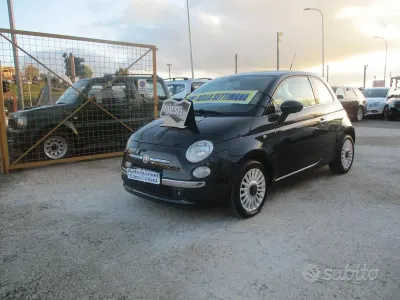 Usata Fiat 500 Lounge 75 CV (55 kW) 2010 Nero Berlina